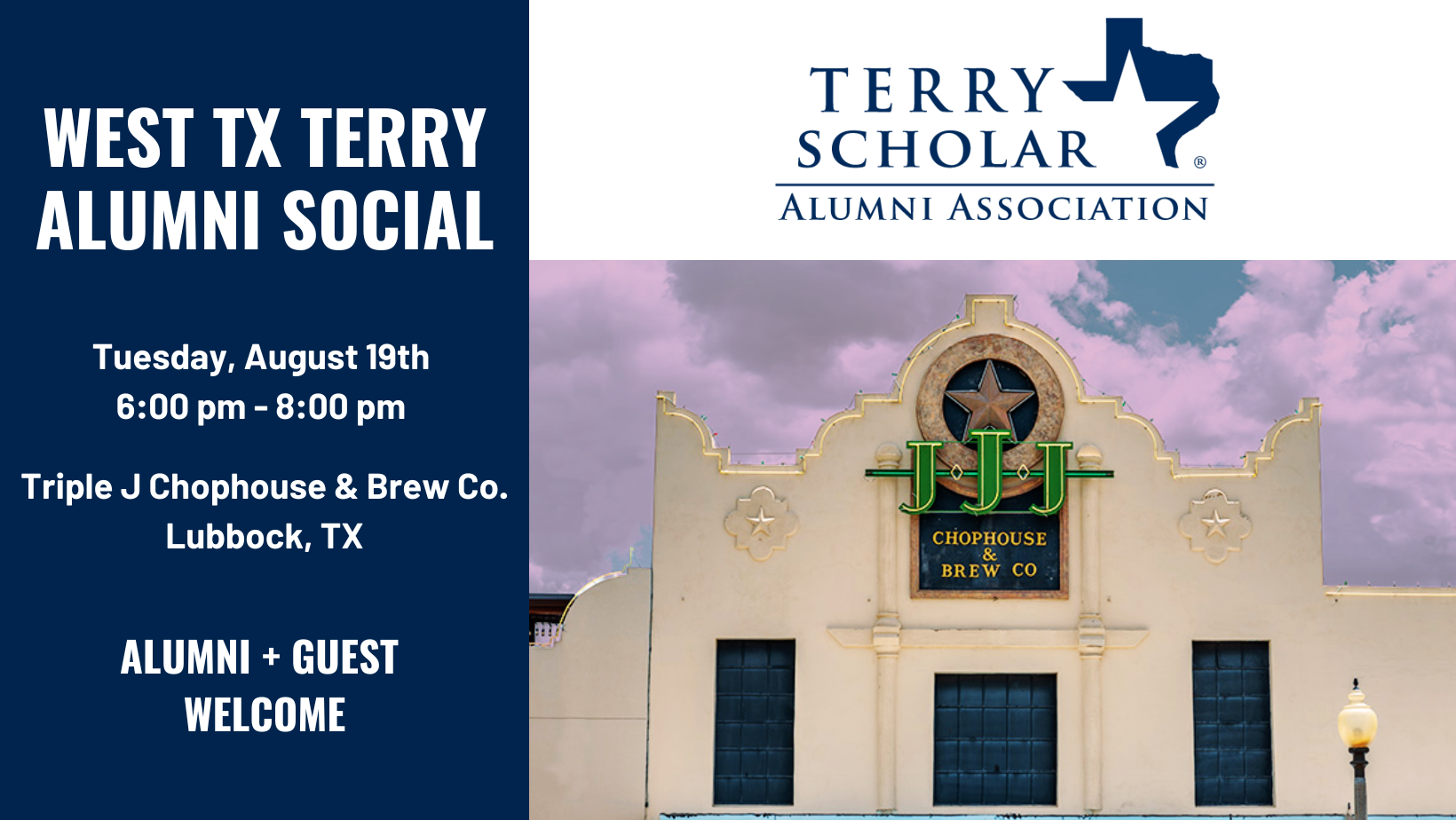 West TX Terry Connect Event Header
