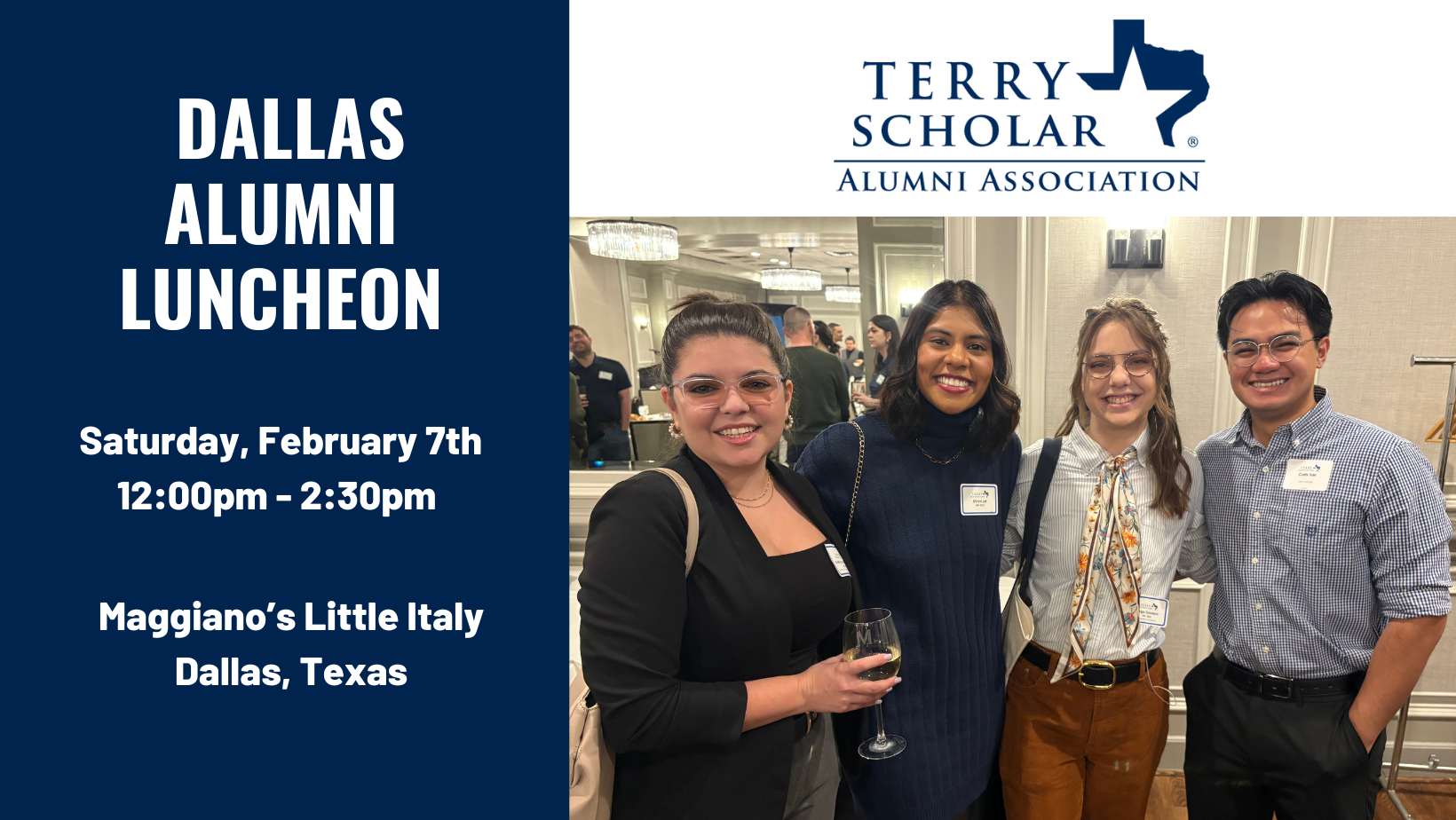 Dallas Alumni Luncheon 2026 TC Graphic